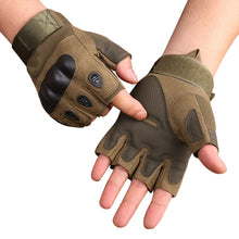 Load image into Gallery viewer, Men's Tactical Gloves Military Army Fingerless Gloves Outdoor Sports Anti-Slip Shooting Paintball Airsoft Bicycle Gloves
