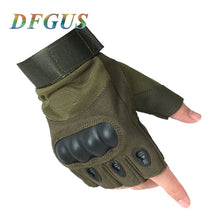 Load image into Gallery viewer, 2018 Sale Us Army Men's Tactical Gloves Outdoor Sports Half Finger Military Combat Anti-Slip Carbon Fiber Shell Tactical Gloves