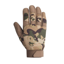 Load image into Gallery viewer, Multicam Tactical Gloves Antiskid Army Military Bicycle Airsoft Motocycel Shoot Paintball Work Gear Camo Full Finger Gloves Men